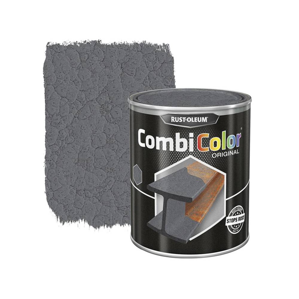 RUSTOLEUM COMBICOLOR ORIGINAL HAMMERTONE DARK GREY 750ML